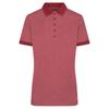 James and Nicholson Womens/Ladies Heather Polo Shirt