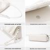 Korean Style Cloud Pleated Genuine Leather Shoulder Bag - Trendy All-Match Drawstring Messenger for Women