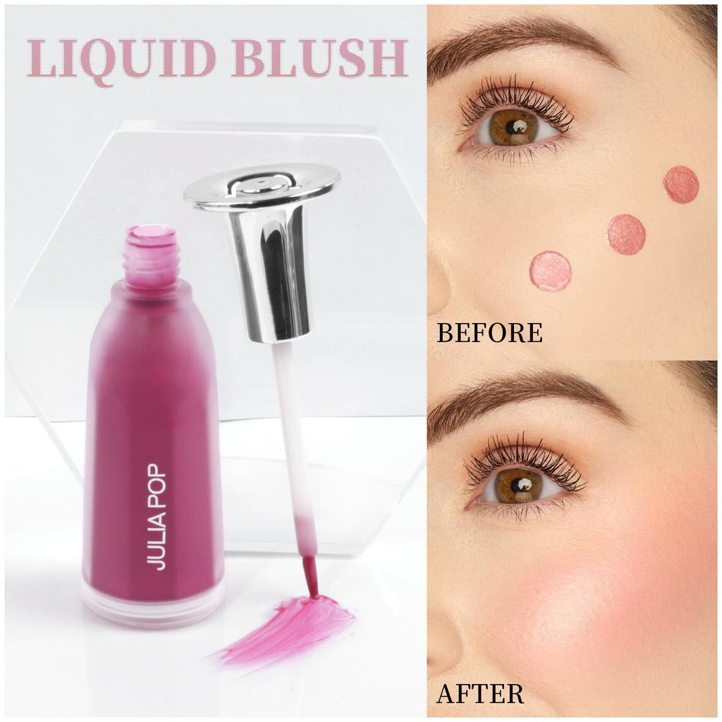 Рідкі рум'янаНатуральні плями Рум'янаПерсиковий Рожевий Макіяж нюдКолорна підтяжкаВибрані гарячі кольори