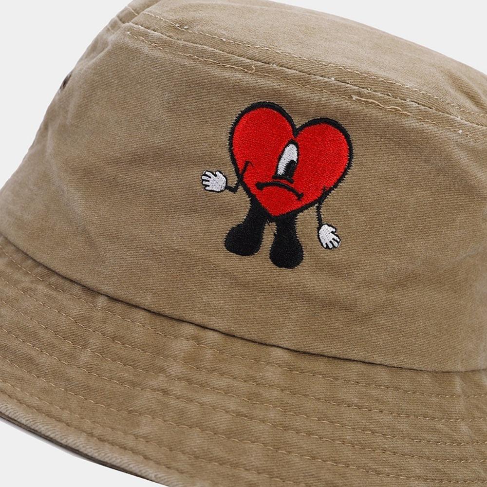 Pălărie de pescar Bad Bunny pliabilă, pălărie bucket la modă pentru bărbați, de soare, pentru exterior