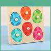 Multilayer Wooden Puzzle Board With Dinosaur Eggs For Kids Brain Development