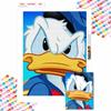 5D Diy Diamond Painting Angry Donald Duck Full Drill Rhinestones Mosaic Embroidery Handmade Products Home Decor Gift