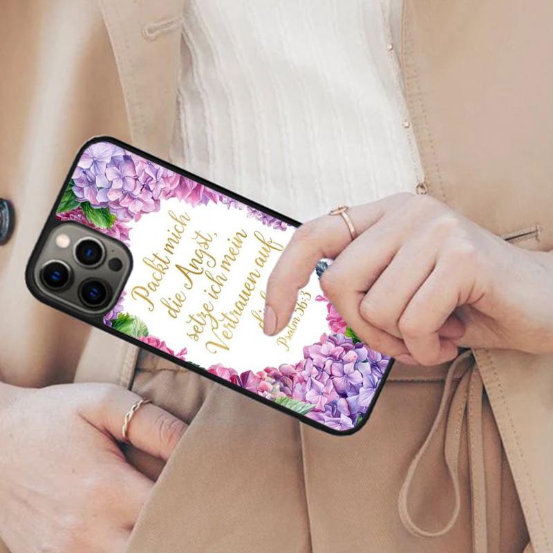Psalm Quotes God Bible Jesus Christ Christian Magnetic Phone Case For APPLE iPhone 17 Air 16 14 13 12 Pro Max 15 Plus MagSafe