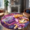 1pc Paw9 Carpet, Round Rug, Comfortable, Suitable for Entryways, Living Rooms, Office, And Bedrooms, Christmas Decoration