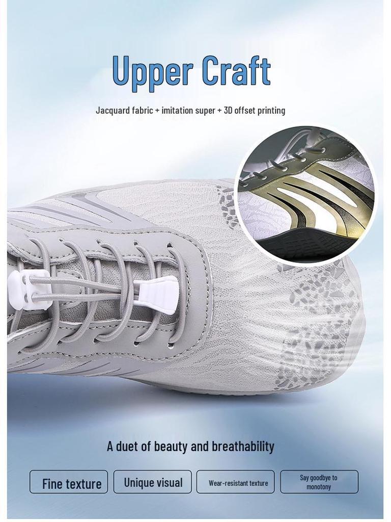 Unisex Quick-Dry Non-Slip Wading Shoes: Lightweight Outdoor Stream Tracing & Beach Swimming Footwear