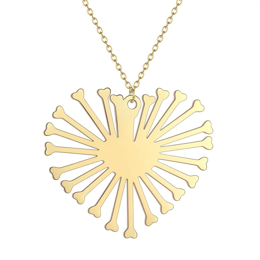 Kinitial Stainless Steel Mexico Zia Sun Symbol Pendant Neckalce For Women Men Scale Of Justice Bicycle Bike Jewelry Gift