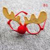 Creative Christmas Ornaments Items Party Glasses Frame Decoration DIY New Year Xmas Party Supplies Pendant Funny Gift