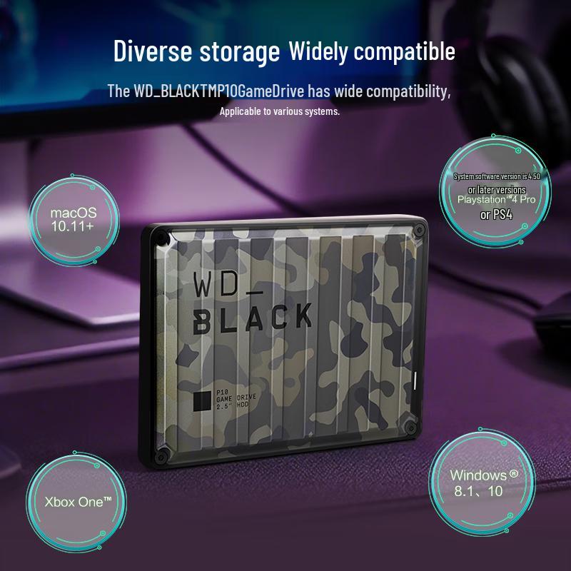 WD 5TB P10 Game Drive Portable External Hard Drive