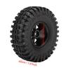 4pcs RC Crawler Tire, 1Celsius10 Scale RC Tire Anti Skid High Simulation Tires with 6 Holes for     SCX10 D90  01