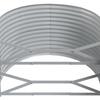 Raised Planter, Powder-Coated Steel 507X100X68 Cm Grey