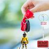 1/5 Eishockeyspieler-Schlüsselanhänger - perfekt für Rucksäcke, Autodekorationen - ideales Geschenk für Eishockey-Enthusiasten und junge Leute
