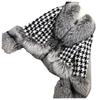 Imitation fur jacket women's short new women's short thousand bird grid imitation silver fox fur jacket