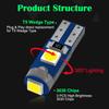 10Pcs T5 LED Lights W1.2W W3W LED Bulbs Super Bright 3030 LED Car Interior Light Auto Side Wedge Dashboard Gauge Instrument Lamp