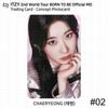 ITZY Il 2° tour mondiale è nato per essere la carta fotografica ufficiale MD Trading Card Yeji Ryujin