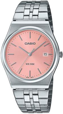 MTP-B145D-4AVDF Men's Analog Quartz Stainless Steel Watch Pastel Pink Dial