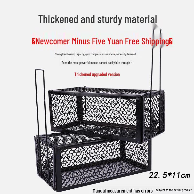 

Бесплатная доставка: Скидка для новичков - Автоматическая большая крысиная клетка-мышеловка для домашнего использования