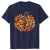 Funny Vintage Book Pumpkin Autumn Fall Librarians Bookworm TeacherTshirts Men Fashion Tshirt Cotton Loose Oversized T Shirt