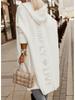 In Stock: Autumn/Winter Hooded Loose Knit Mid-Length Cardigan