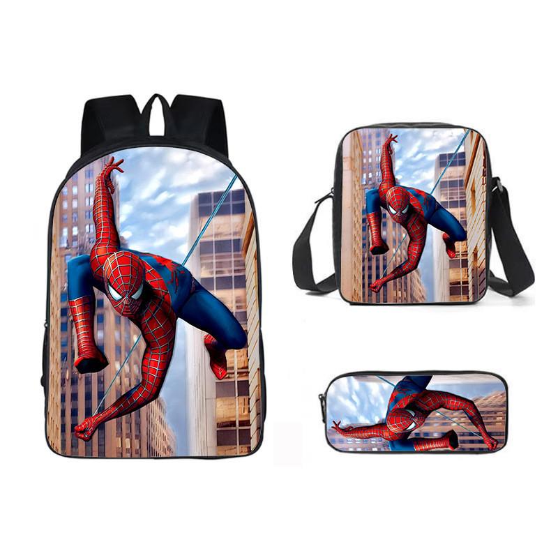 Backpack Piece Three Set Waterresistant Material Kids For