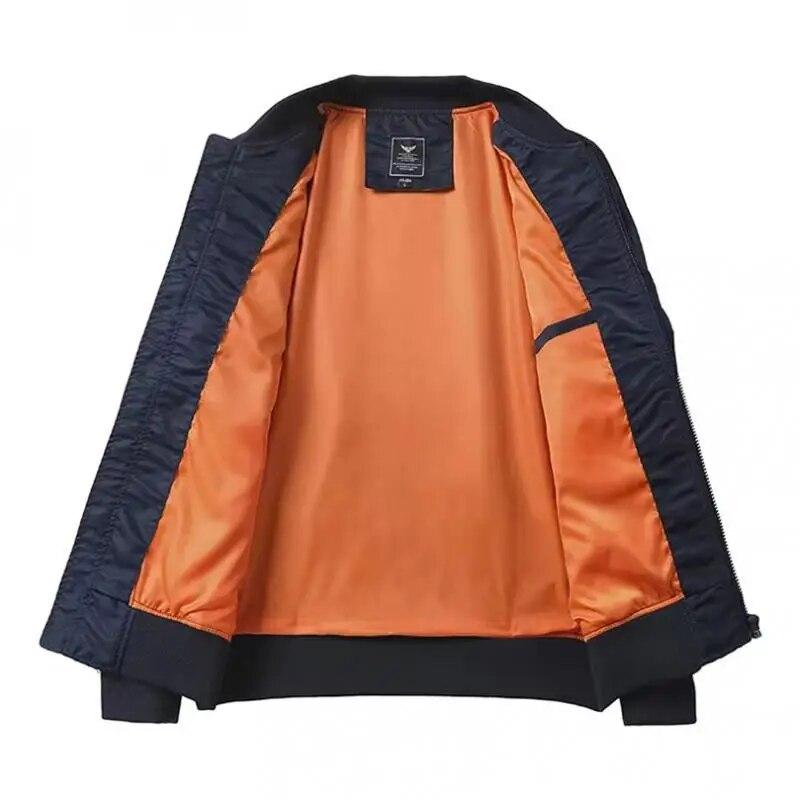 Spring Autumn Bomber Jacket Men Women Military Fly Jacket Varsity Baseball Flight Coat Mens Windbreaker Mens Clothing