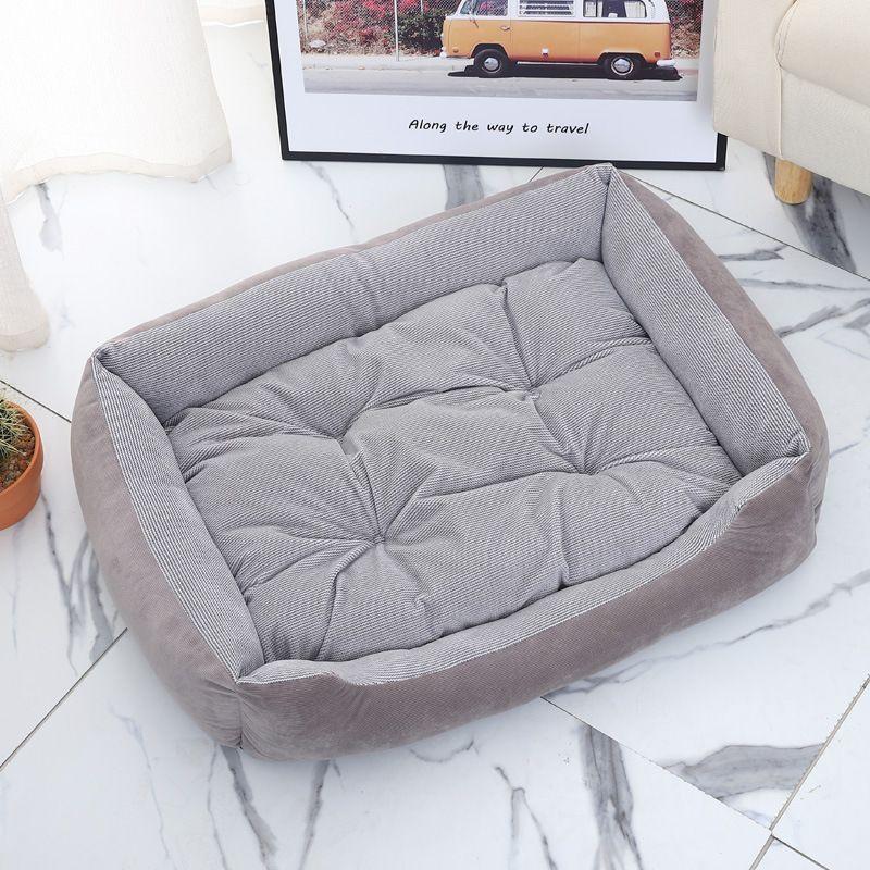 

Direct Sales Kennel All Year Round Neutral Pet Bed Dog Mat Medium Large Dog Teddy/Golden Retriever Pet Supplies XXS-45 * 32 Medium Gray