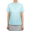 Zipore Golfwear Damen S Kragen Kurzarm T-Shirt Glp000015 DBRK
