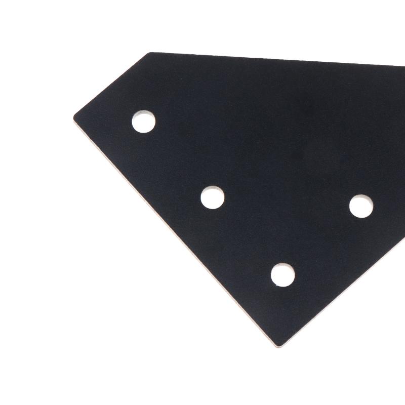 1Pcs T/L Type 5 Hole Joint Board Plate Corner Angle Bracket Connection Joint Strip For 2020 3030 4040 Aluminum Profile