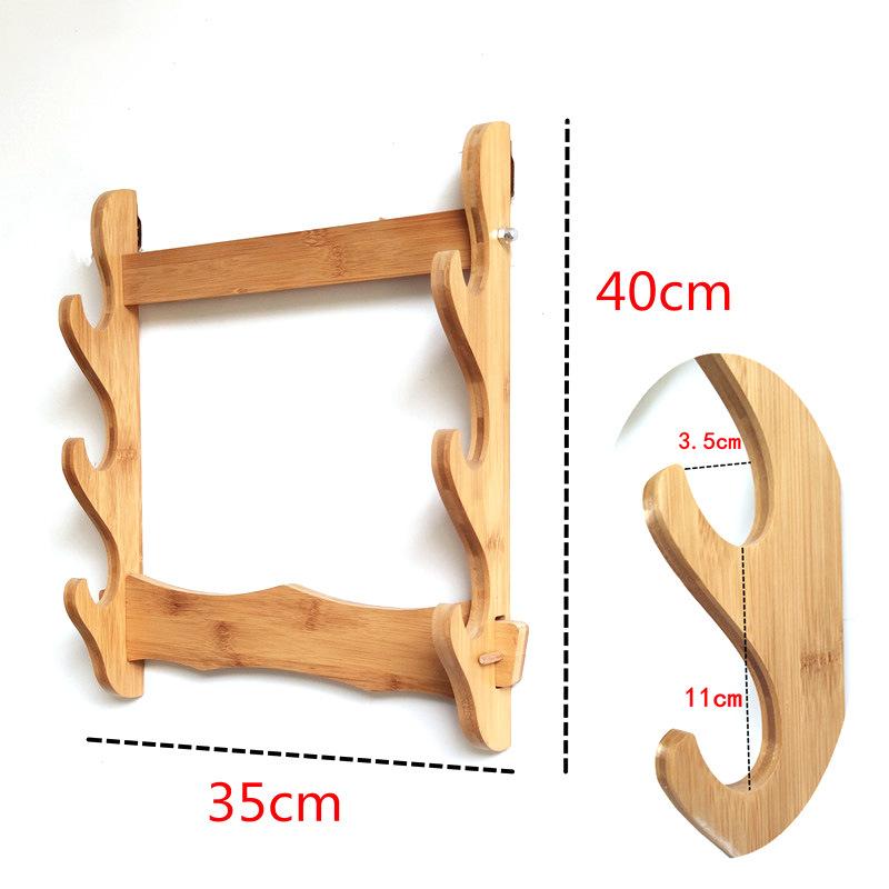 

Настенный держатель для катаны, подставка для самурайского меча, подставка для рапиры и сабли, полки для хранения японской катаны, домашний органайзер
