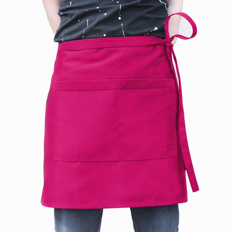 Cotton Waist  Apron With Pockets Premium Waterproof Anti-oil Anti-fouling Dust-proof Cooking Apron