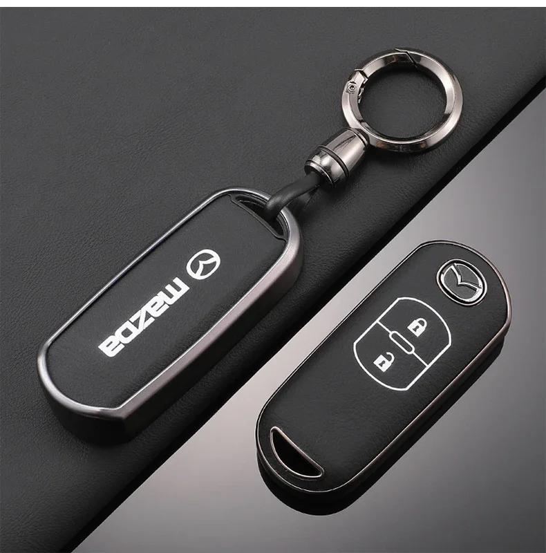for TPU Car Smart Remote Key Case Cover Shell For Mazda 2 3 5 6 BL BM GJ Atenza Axela Demio CX-3 CX3 CX-5 CX5 CX7 CX-7 CX-9 CX8 ZSTW3