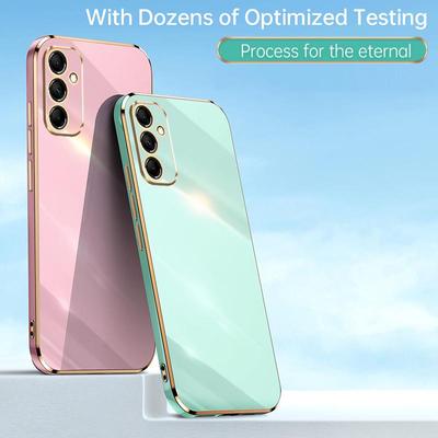 Luksusowe, galwanizowane 6D, pozłacane, błyszczące, kolorowe etui na telefon iPhone Samsung Xiaomi Oppo Moto Girls Miękkie silikonowe, odporne na wstrząsy etui na tył