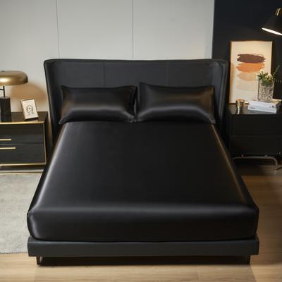 Smooth Fitted Bed Sheet Summer Bed Cover Twin/Full/Queen/King Size Bedsheets Silky Mattress Protector (Pillowcase Need Order)