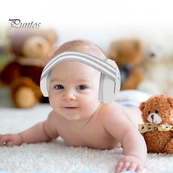 Baby Headphones Noise Cancelling Earmuffs Elastic Strap Comfortable To Wear Improves Sleep Infant Ear Protection Earmuffs