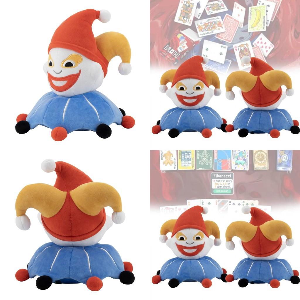 Adorable Balatro Jimbo Plush Soft Blue Clown Game Character Doll For Collectors