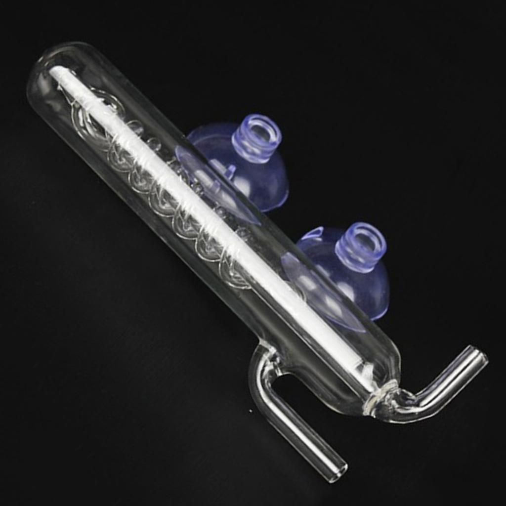 

Aquarium CO2 Drop Checker Glass Bubble Counter Carbon Dioxide Monitor for Healthy Plant Growth Fish Tanks чистий