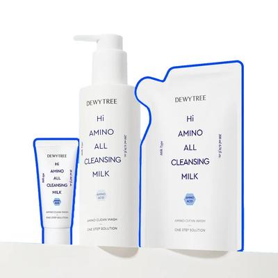 Hi Amino All Cleansing Milk Set (200 Ml + Refill 200 Ml + 20 Ml)