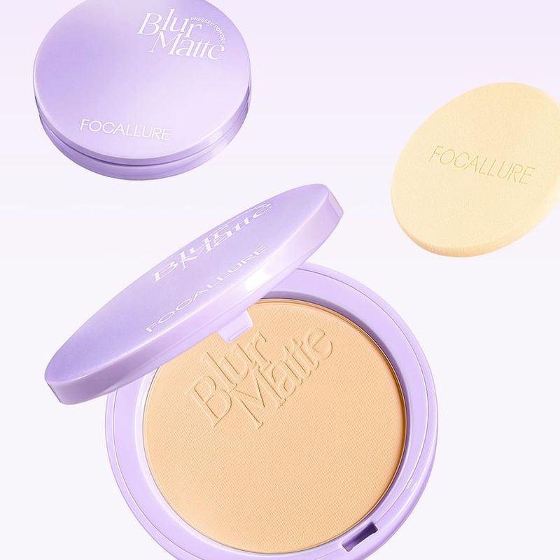 FOCALLURE - Blur Matte Pressed Powder - 3 Colors