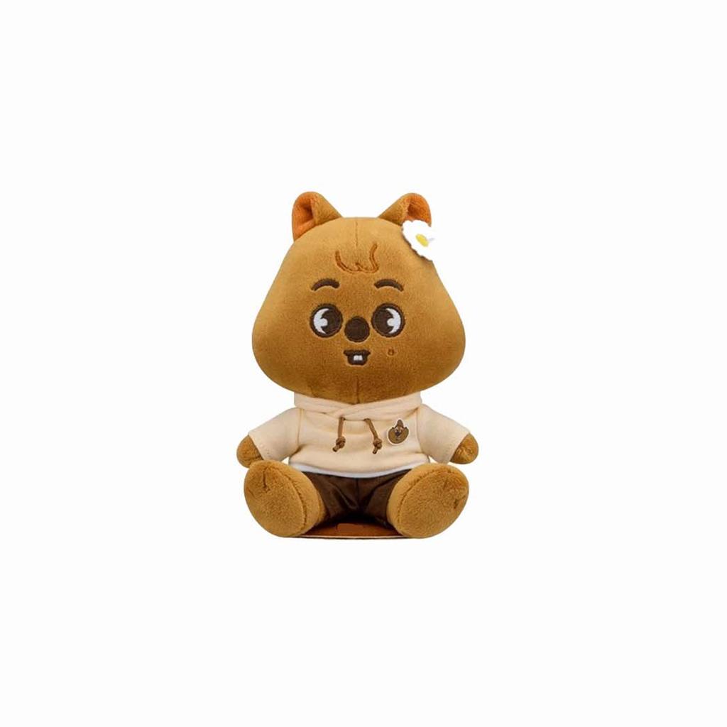Plush Stuffed Animal Toy Soft Fabric Sitting Character Doll with Detailed Stitching and Embroidered Facial Features for Kids and Collectors