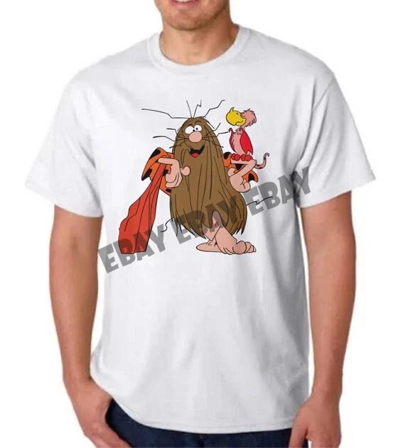 CAPTAIN CAVEMAN T-T-shirt CARTOON HANNA BARBERA TEE L