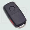 DR 4/5 Button Replacement Flip HU66 Car Key Shell Case Fob For Volkswagen VW Sharan Multivan T5 Caravelle MPV