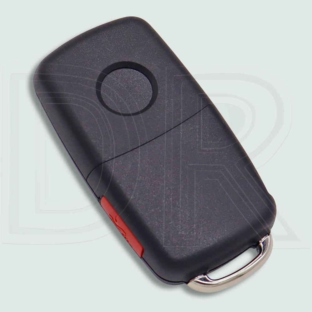 DR 4/5 Button Replacement Flip HU66 Car Key Shell Case Fob For Volkswagen VW Sharan Multivan T5 Caravelle MPV