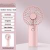 USB Rechargeable Handheld Portable Fan with Phone Holder