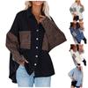 Moda damska Pojedyncza bawełniana koszula dżinsowa z długim rękawem Top Jacket