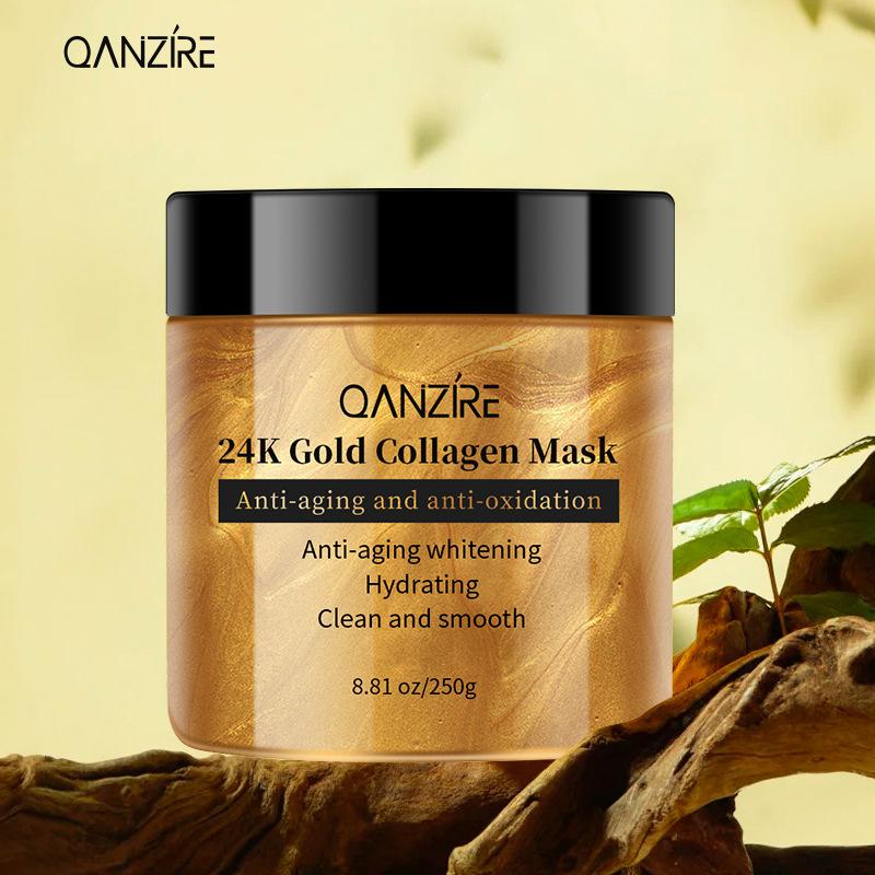 24K Gold Tear Mask Gold Collagen Mask Anti Wrinkle Moisturizer Cream Whitening Anti Aging Sleeping MaskFirming Nourishing