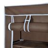 Shoe Cabinet Shoe Shelf 8 Tier 57 X 29 X 162 Cm Brown