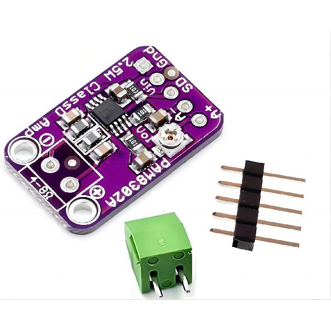 WWZMDiB 1PCS PAM8302 2.5W Single Channel Class D Audio Power Amplifier Module Development Board