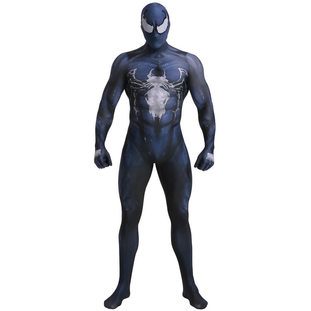 Venom Spider-Man Full Body Children s Cosplay Zentai Suit S