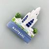 Vietnam Nha Trang Agarwood Pagoda Fridge Magnets Stickers 3D Resin Magnetic Stickers Home Decor Travel Gifts