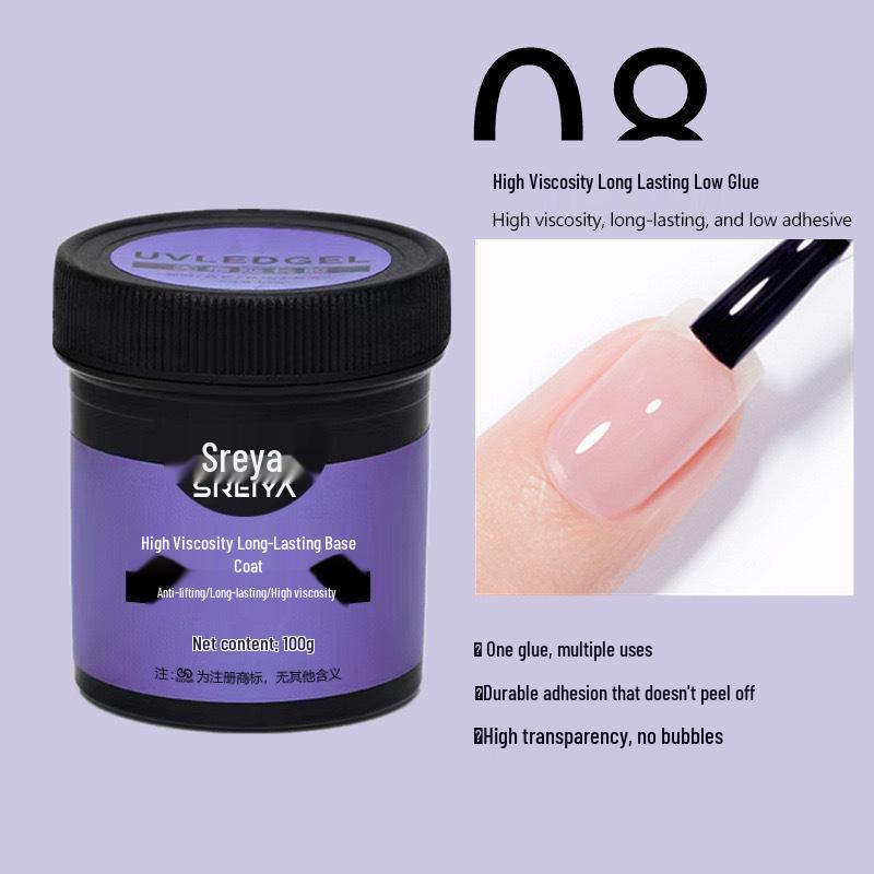 

Nail Art Crystal Sealer Gel Set: Blooming & Reinforcement Base Coat for Salon Use
