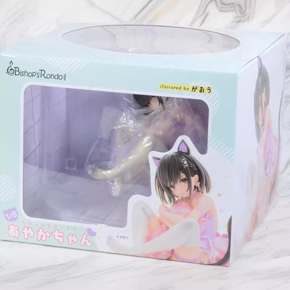 Beautiful Girl Series Bishop's Rondo 16 Ayaka Sauce, Cat Ears, Sitting Position, Pillow, Boxed Figure